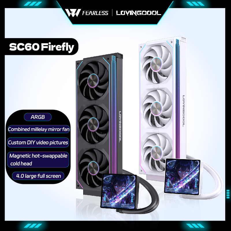 Pc Gaming Liquid - LOVINGCOO SC60 Firefly 360 Dissipatore a