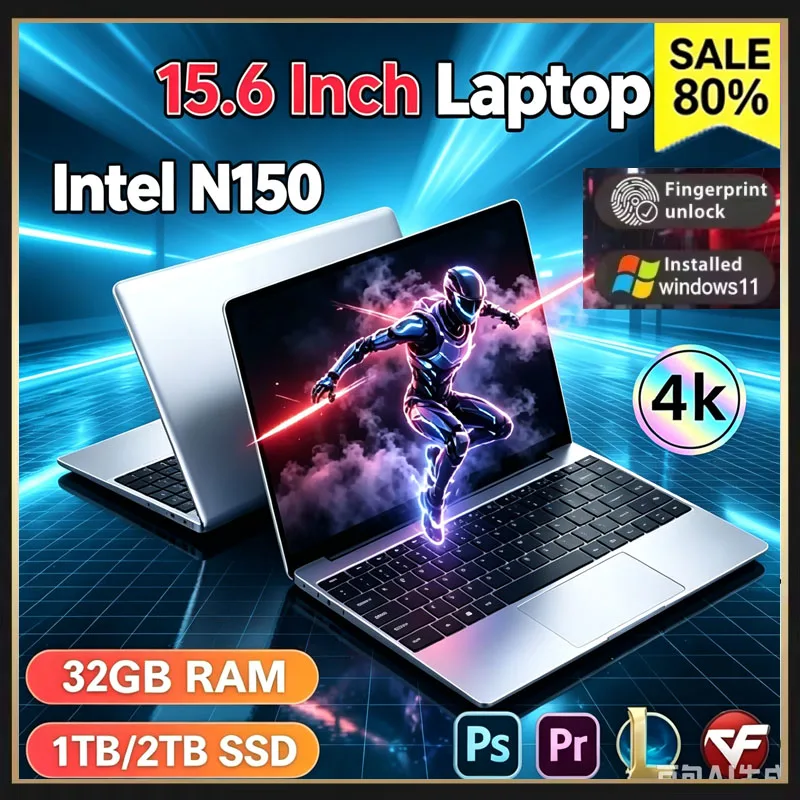 Pc Gaming Intel - Notebook Portatile Sottile 15.6