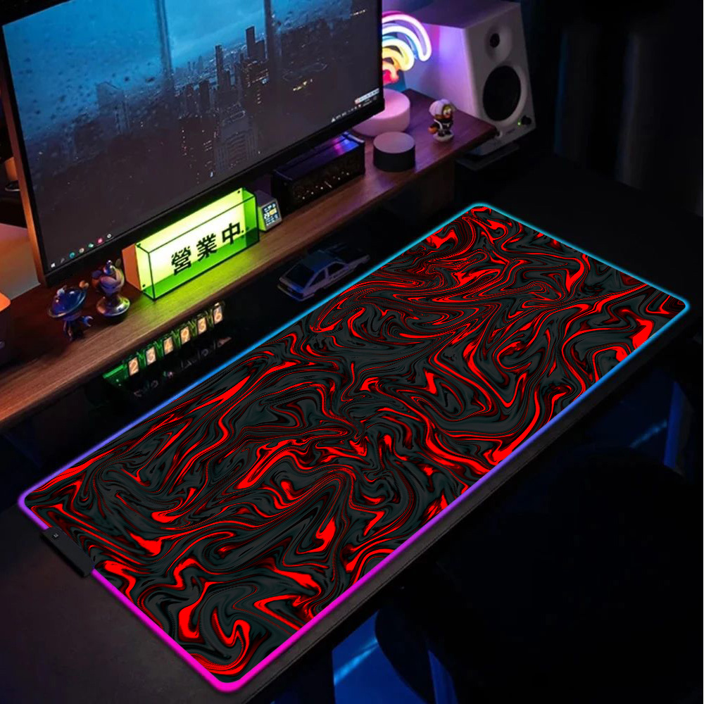 Tappetino per Mouse RGB Rosso  - Pc Gaming Liquid recensione e prezzo